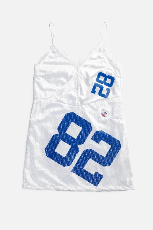Rework Indianapolis Colts NFL Lace Dress - L Tunics Modern contemporary