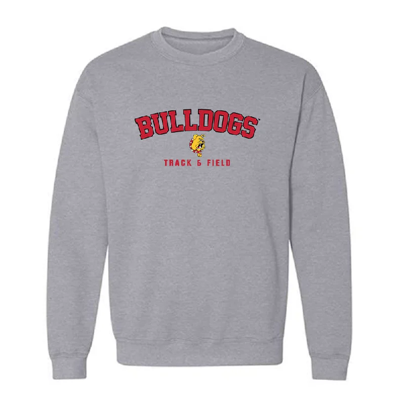 Ferris State - NCAA Women's Track & Field : Daisy Englund - Classic Shersey Crewneck Sweatshirt Hoodie with Longline Fit Extended Stylish