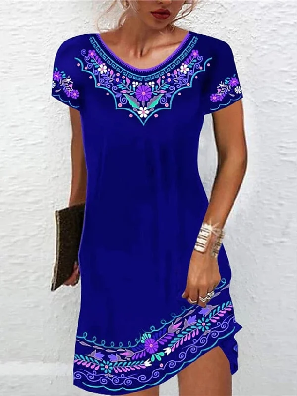 Summer Party Dress Cowl Neckline Elegant