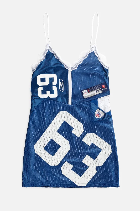 Rework Indianapolis Colts NFL Lace Dress - XS Tunics Winter warm