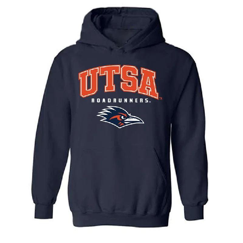 UTSA - NCAA Women's Track & Field : Brina Likar - Classic Shersey Hooded Sweatshirt Hoodie with High-Low Hem Asymmetrical Trendy UTSA - NCAA Women's Track & Field : Brina Likar - Classic Shersey Hooded Sweatshirt Hoodie with High-Low Hem Asymmetrical Trendy