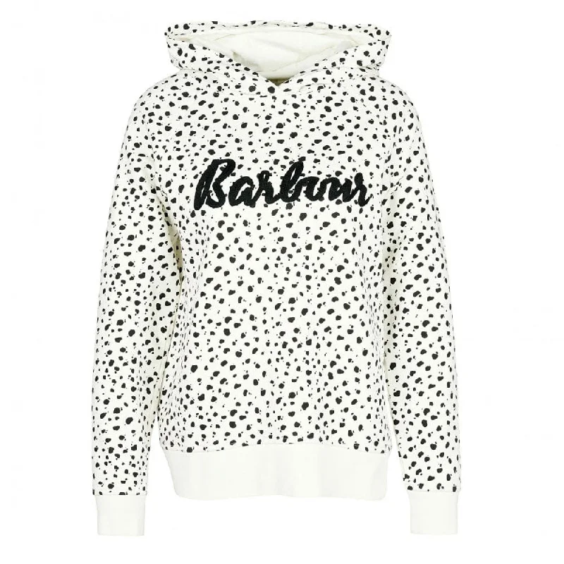 Barbour Womens Otterburn Print Hoodie Multi Zip Hoodie Drawstring Kangaroo Pocket