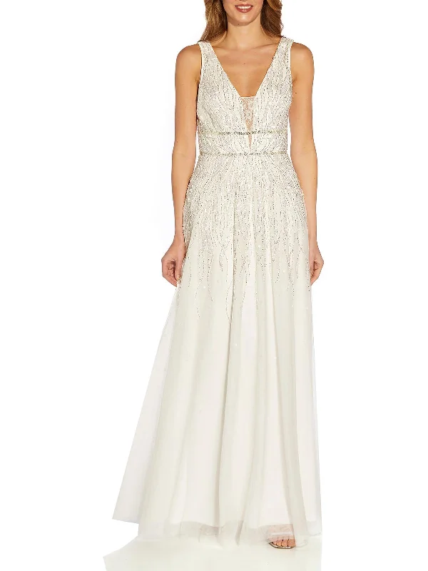 Womens Embellished Maxi Evening Dress Tunics Seasonal trendy