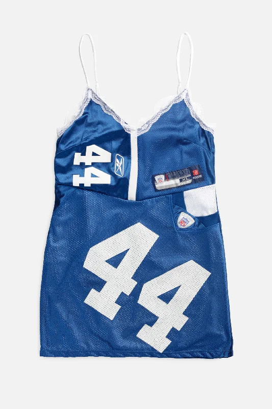 Rework Indianapolis Colts NFL Lace Dress - S Tunics Party sparkling