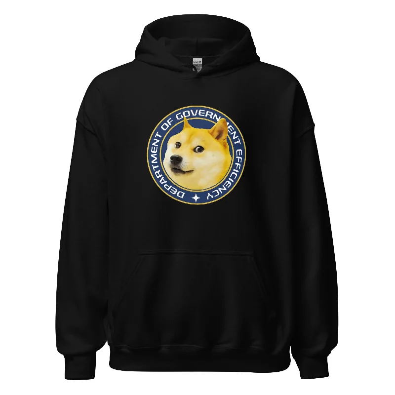 DOGE Department of Government Efficiency Hoodie Hoodie with Pocket Utility Practical DOGE Department of Government Efficiency Hoodie Hoodie with Pocket Utility Practical