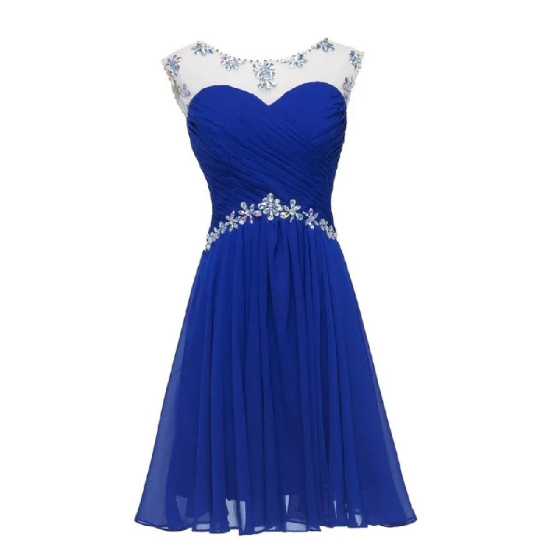 sd-hk Women Short Bridesmaid Dress Lace Hollow Out Mini Party Dress Tunics Floral girly sd-hk Women Short Bridesmaid Dress Lace Hollow Out Mini Party Dress Tunics Floral girly