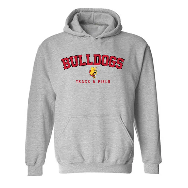 Ferris State - NCAA Women's Track & Field : Daisy Englund - Classic Shersey Hooded Sweatshirt Hoodie with Bell Sleeves Flared Feminine Ferris State - NCAA Women's Track & Field : Daisy Englund - Classic Shersey Hooded Sweatshirt Hoodie with Bell Sleeves Flared Feminine