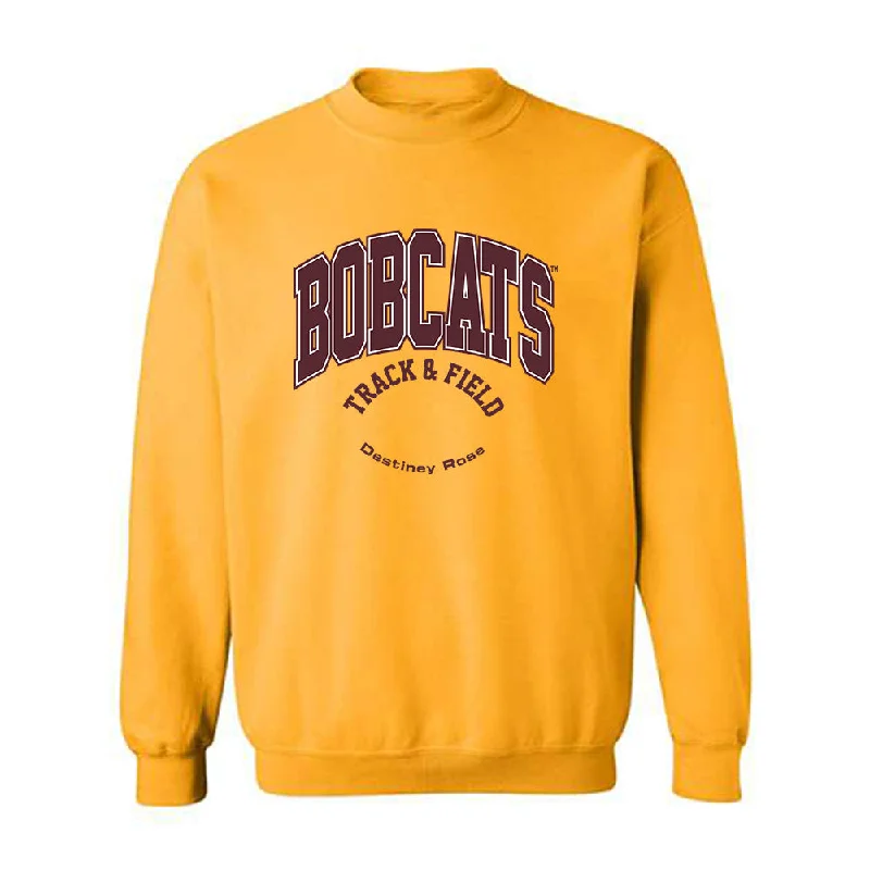 Texas State - NCAA Women's Track & Field : Destiney Rose - Classic Fashion Shersey Crewneck Sweatshirt Hoodie with Tie-Dye Psychedelic Retro Texas State - NCAA Women's Track & Field : Destiney Rose - Classic Fashion Shersey Crewneck Sweatshirt Hoodie with Tie-Dye Psychedelic Retro