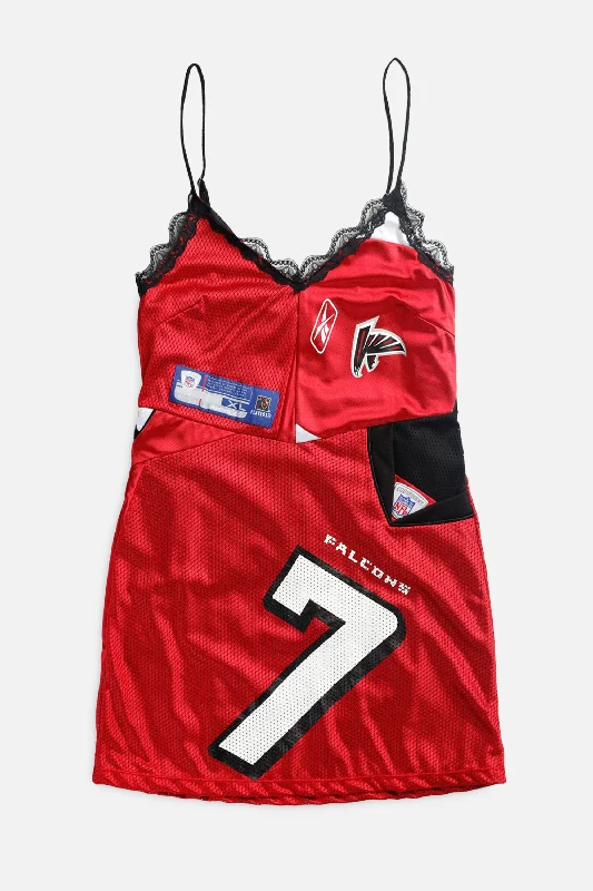 Rework Atlanta Falcons NFL Lace Dress - S Tunics Essential wardrobe