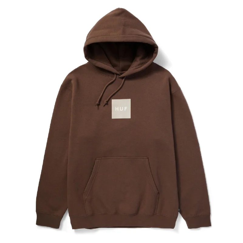 Huf Womens Set Box P/O Hoodie Coffee Hoodie with Zipper Versatile Modern