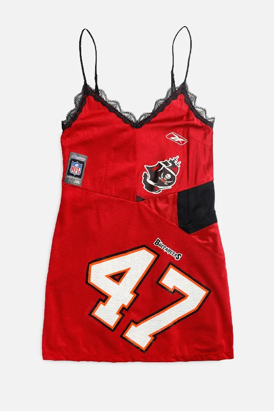 Rework Tampa Bay Buccaneers NFL Lace Dress - M Tunics Recommended stylist