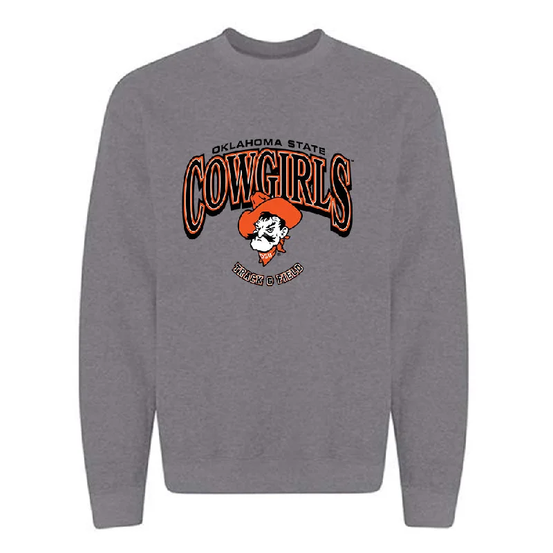 Oklahoma State - NCAA Women's Track & Field : Brooke Bayles - Classic Shersey Crewneck Sweatshirt Hoodie with Hem Frayed Vintage Worn Oklahoma State - NCAA Women's Track & Field : Brooke Bayles - Classic Shersey Crewneck Sweatshirt Hoodie with Hem Frayed Vintage Worn