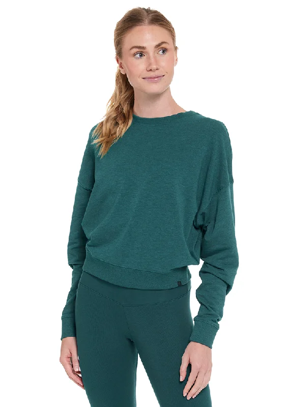 Studio Sweatshirt Hoodie with Lace Feminine Delicate
