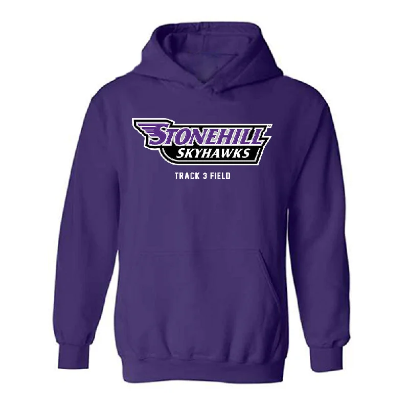 Stonehill - NCAA Women's Track & Field (Outdoor) : Morgan Correia - Classic Shersey Hooded Sweatshirt Hoodie with Elastic Cuffs Stretchable Comfortable Stonehill - NCAA Women's Track & Field (Outdoor) : Morgan Correia - Classic Shersey Hooded Sweatshirt Hoodie with Elastic Cuffs Stretchable Comfortable