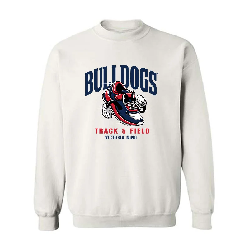 Fresno State - NCAA Women's Track & Field : Victoria Nino - Fashion Shersey Crewneck Sweatshirt Hoodie with Cuffed Sleeves Snug Secure Fresno State - NCAA Women's Track & Field : Victoria Nino - Fashion Shersey Crewneck Sweatshirt Hoodie with Cuffed Sleeves Snug Secure