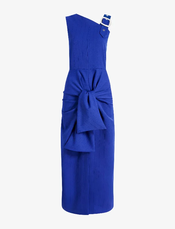 Jackie Dress in Technical Nylon Jacquard Tunics Prom sequined