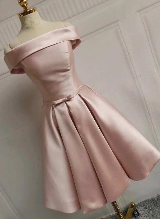 Pink Off Shoulder Homecoming Dresses , Charming Pink Party Dresses Tunics Recommended stylist Pink Off Shoulder Homecoming Dresses , Charming Pink Party Dresses Tunics Recommended stylist