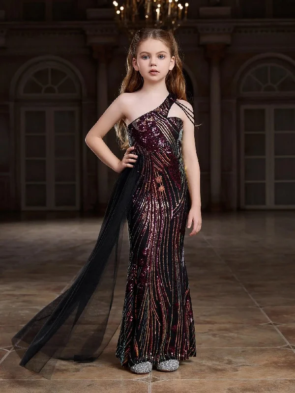 Tween Girls' One Shoulder Sleeveless Graphic Sequin Party Dress Tunics Favorite customer Tween Girls' One Shoulder Sleeveless Graphic Sequin Party Dress Tunics Favorite customer