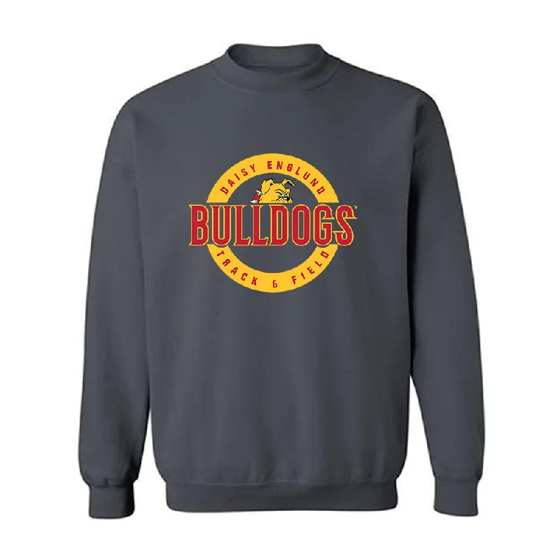 Ferris State - NCAA Women's Track & Field : Daisy Englund - Classic Fashion Shersey Crewneck Sweatshirt Hoodie with Cuffed Sleeves Snug Secure Ferris State - NCAA Women's Track & Field : Daisy Englund - Classic Fashion Shersey Crewneck Sweatshirt Hoodie with Cuffed Sleeves Snug Secure
