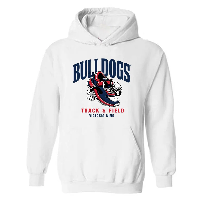 Fresno State - NCAA Women's Track & Field : Victoria Nino - Fashion Shersey Hooded Sweatshirt Hoodie with Puffed Sleeves Voluminous Trendy Fresno State - NCAA Women's Track & Field : Victoria Nino - Fashion Shersey Hooded Sweatshirt Hoodie with Puffed Sleeves Voluminous Trendy