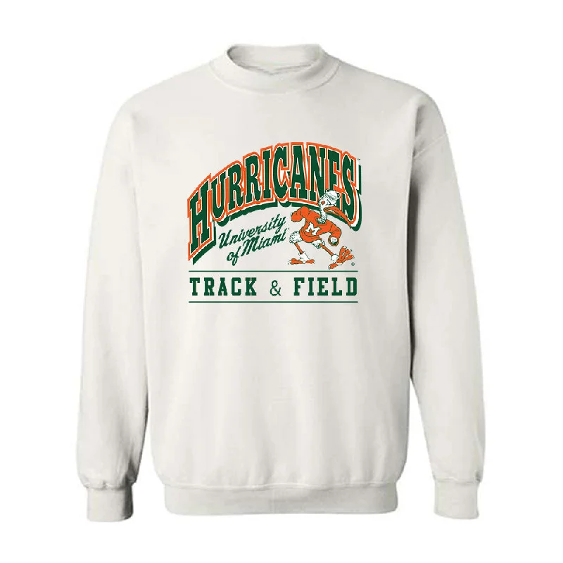 Miami - NCAA Women's Track & Field : Iyonna Codd - Classic Shersey Crewneck Sweatshirt Hoodie with Logo Branding Identity Miami - NCAA Women's Track & Field : Iyonna Codd - Classic Shersey Crewneck Sweatshirt Hoodie with Logo Branding Identity