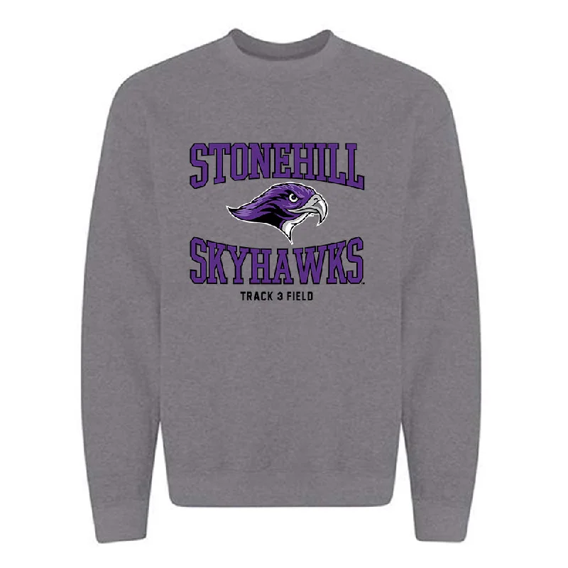 Stonehill - NCAA Women's Track & Field (Outdoor) : Morgan Correia - Classic Shersey Crewneck Sweatshirt Hoodie with Ribbed Neckline Snug Warm Stonehill - NCAA Women's Track & Field (Outdoor) : Morgan Correia - Classic Shersey Crewneck Sweatshirt Hoodie with Ribbed Neckline Snug Warm