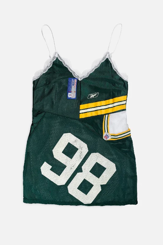 Rework Green Bay Packers NFL Lace Dress - XL Tunics Timeless classic