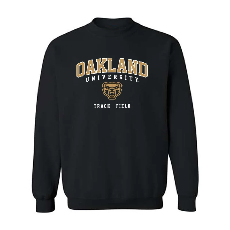 Oakland - NCAA Women's Track & Field : A'naia Herd - Classic Shersey Crewneck Sweatshirt Hoodie with Drawcord Adjustable Secure Oakland - NCAA Women's Track & Field : A'naia Herd - Classic Shersey Crewneck Sweatshirt Hoodie with Drawcord Adjustable Secure