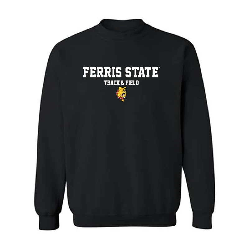 Ferris State - NCAA Women's Track & Field : Daisy Englund - Classic Shersey Crewneck Sweatshirt Hoodie with Hem Drawcord Adjustable Customizable