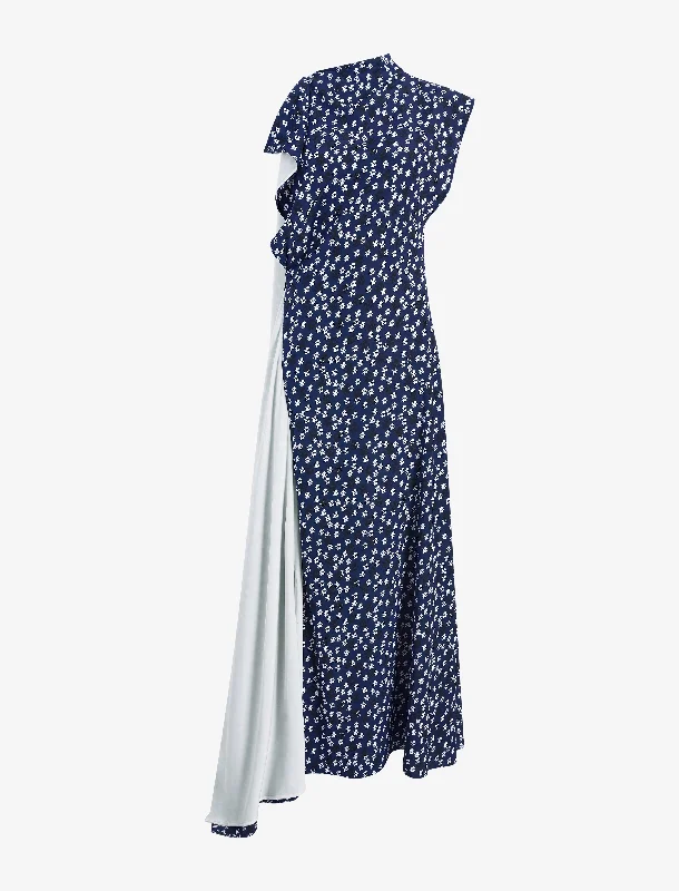 Devyn Dress in Printed Silk Viscose Tunics Trendy modern