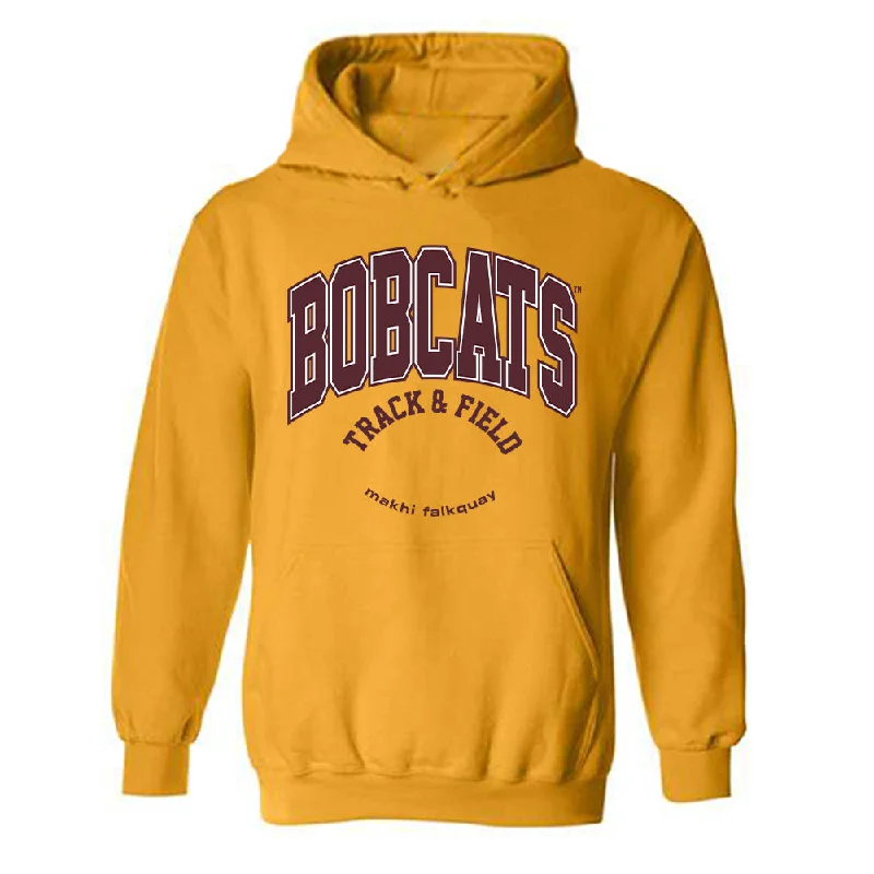 Texas State - NCAA Women's Track & Field : makhi falkquay - Classic Fashion Shersey Hooded Sweatshirt Hoodie with Elastic Cuffs Stretchable Comfortable Texas State - NCAA Women's Track & Field : makhi falkquay - Classic Fashion Shersey Hooded Sweatshirt Hoodie with Elastic Cuffs Stretchable Comfortable