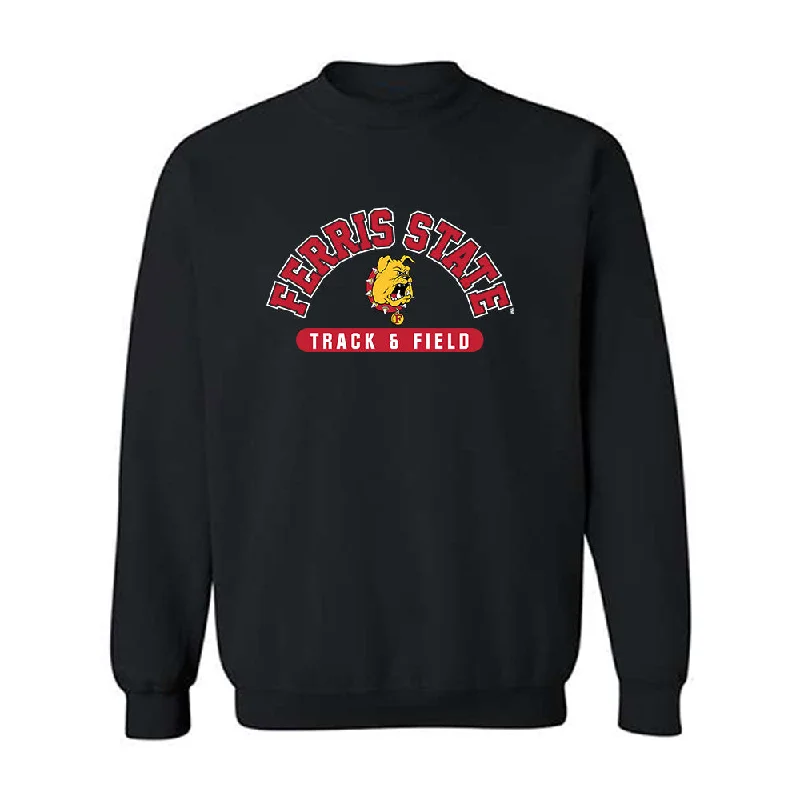 Ferris State - NCAA Women's Track & Field : Daisy Englund - Classic Shersey Crewneck Sweatshirt Hoodie with Puffed Sleeves Voluminous Trendy Ferris State - NCAA Women's Track & Field : Daisy Englund - Classic Shersey Crewneck Sweatshirt Hoodie with Puffed Sleeves Voluminous Trendy