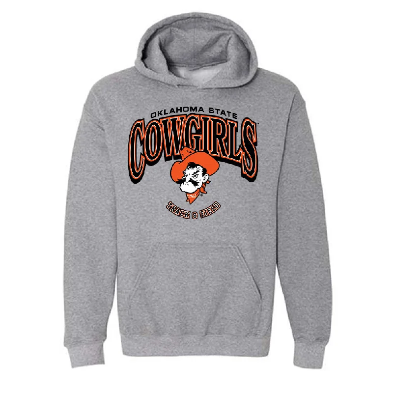 Oklahoma State - NCAA Women's Track & Field : Brooke Bayles - Classic Shersey Hooded Sweatshirt Hoodie with Hem Contrast Bold Stylish Oklahoma State - NCAA Women's Track & Field : Brooke Bayles - Classic Shersey Hooded Sweatshirt Hoodie with Hem Contrast Bold Stylish