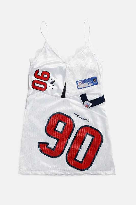 Rework Houston Texans NFL Lace Dress - M Tunics Polka dots