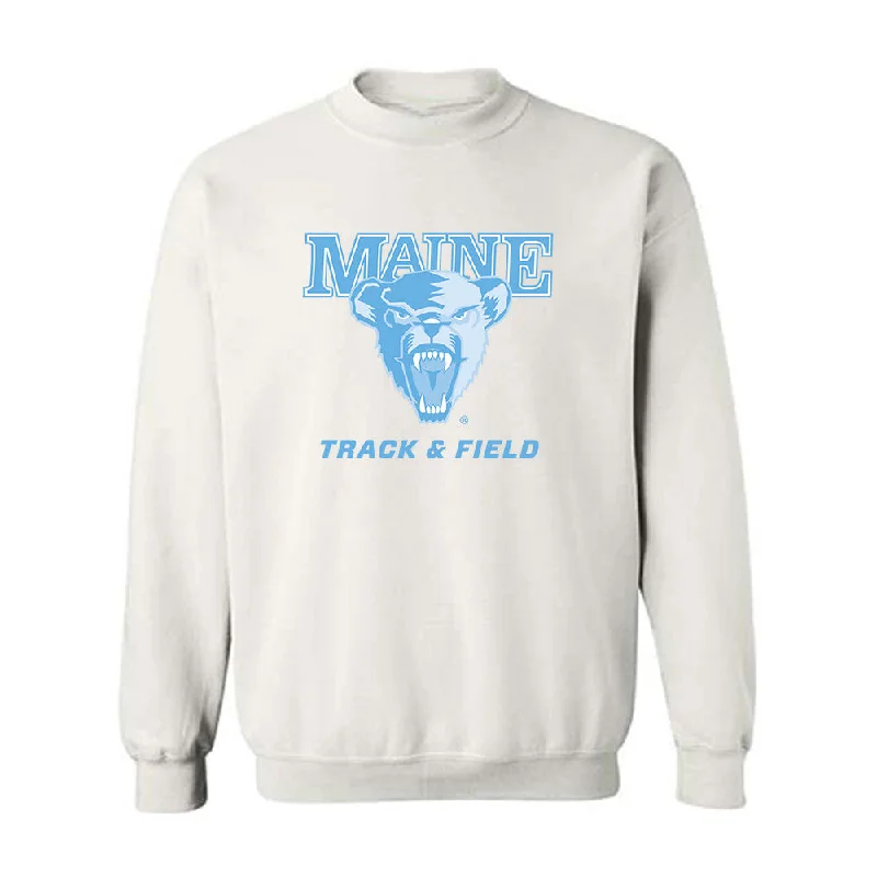 Maine - NCAA Women's Track & Field : Riley Gavigan - Classic Shersey Crewneck Sweatshirt Hoodie with Pattern Geometric Abstract Maine - NCAA Women's Track & Field : Riley Gavigan - Classic Shersey Crewneck Sweatshirt Hoodie with Pattern Geometric Abstract