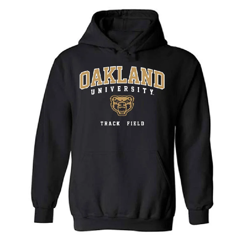 Oakland - NCAA Women's Track & Field : A'naia Herd - Classic Shersey Hooded Sweatshirt Hoodie with Thumb Holes Functional Cozy Oakland - NCAA Women's Track & Field : A'naia Herd - Classic Shersey Hooded Sweatshirt Hoodie with Thumb Holes Functional Cozy