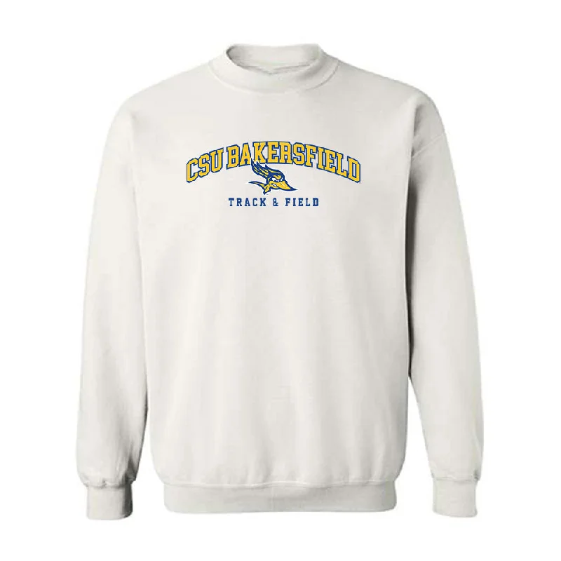 CSU Bakersfield - NCAA Women's Track & Field : Skye Odom - Classic Shersey Crewneck Sweatshirt Hoodie with Pocket Utility Practical CSU Bakersfield - NCAA Women's Track & Field : Skye Odom - Classic Shersey Crewneck Sweatshirt Hoodie with Pocket Utility Practical