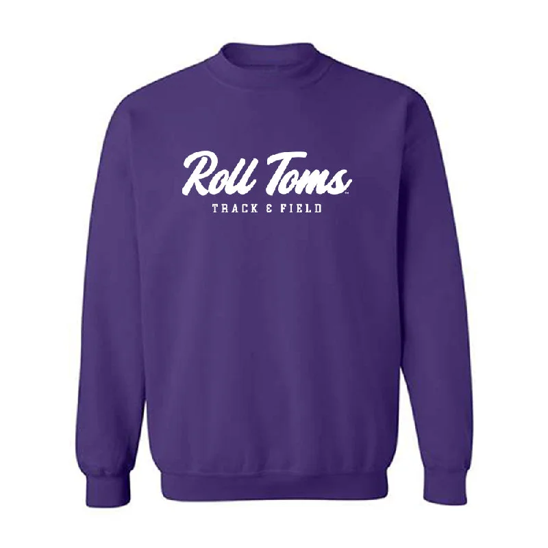 UST - NCAA Women's Track & Field : Kendall Hagness - Crewneck Sweatshirt Hoodie with Metallic Shiny Futuristic UST - NCAA Women's Track & Field : Kendall Hagness - Crewneck Sweatshirt Hoodie with Metallic Shiny Futuristic