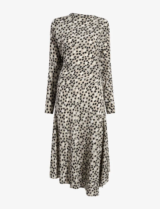 Alina Dress in Printed Silk Viscose Tunics Chic elegant