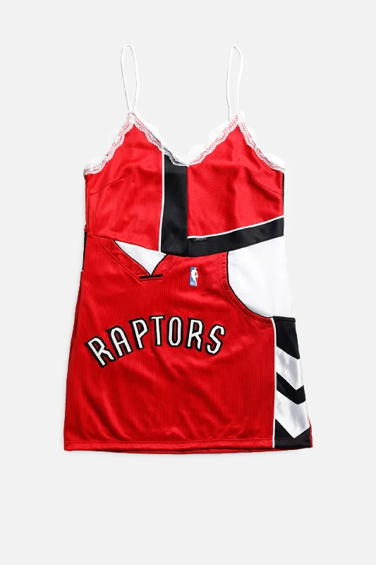 Rework Toronto Raptors NBA Lace Dress - L Tunics Travel practical