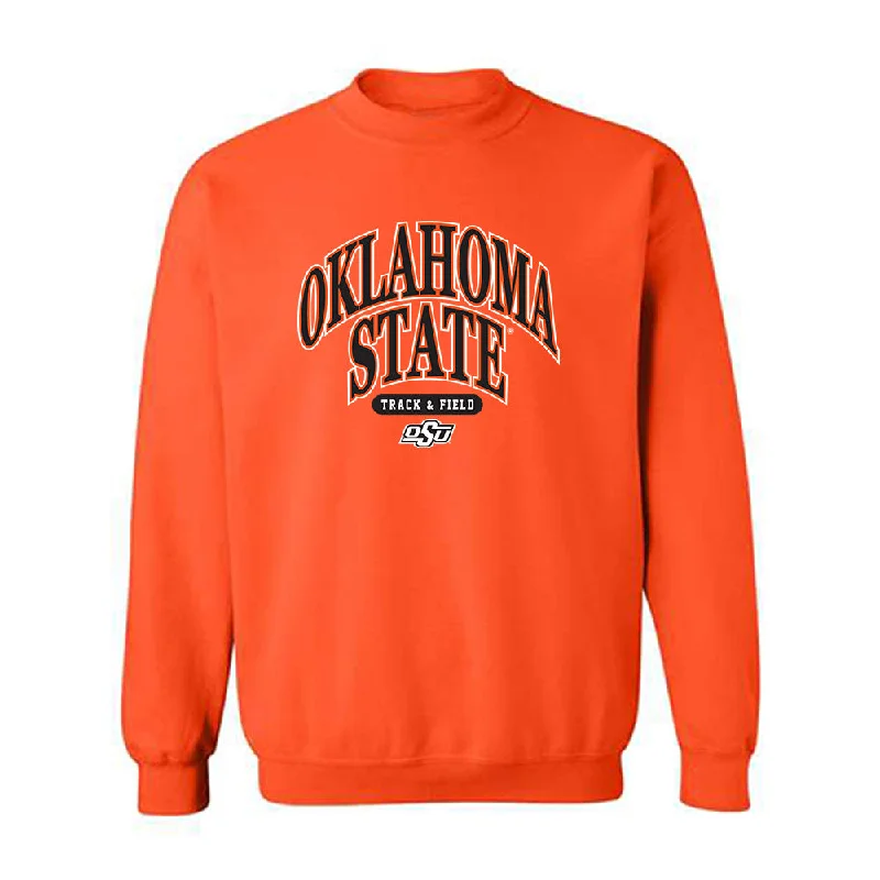 Oklahoma State - NCAA Women's Track & Field : Brooke Bayles - Classic Shersey Crewneck Sweatshirt Hoodie with Hem Lace Feminine Delicate Oklahoma State - NCAA Women's Track & Field : Brooke Bayles - Classic Shersey Crewneck Sweatshirt Hoodie with Hem Lace Feminine Delicate