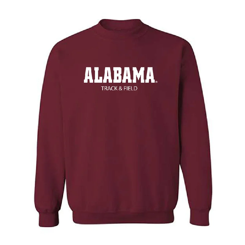 Alabama - NCAA Women's Track & Field : Miracle Ailes - Classic Shersey Crewneck Sweatshirt Hoodie with Hem Frayed Vintage Worn Alabama - NCAA Women's Track & Field : Miracle Ailes - Classic Shersey Crewneck Sweatshirt Hoodie with Hem Frayed Vintage Worn