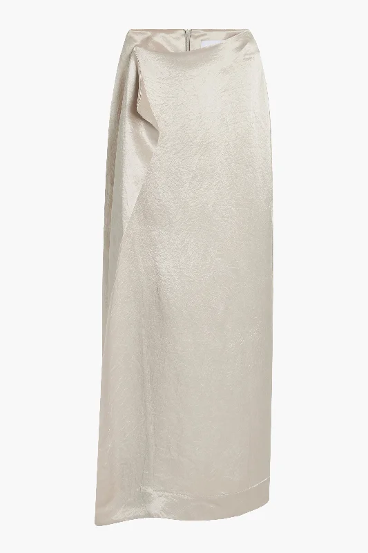 KOBE WRAP OVER MAXI SKIRT lace skirt delicate