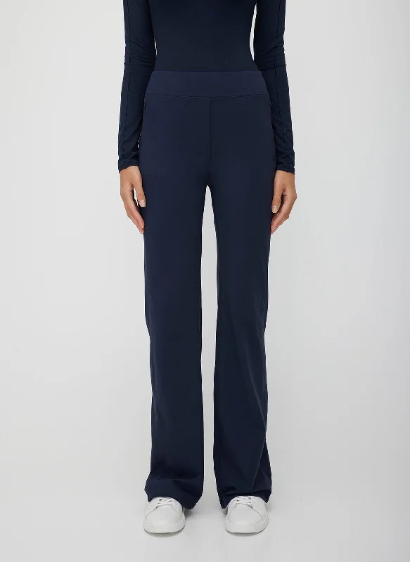 Stride Fitted Kick-Flare Pants Stylish Casual Pants