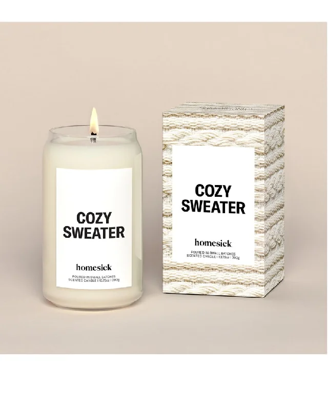 homesick Cozy Sweater Candle Terry Terry Cloth Terry Knit