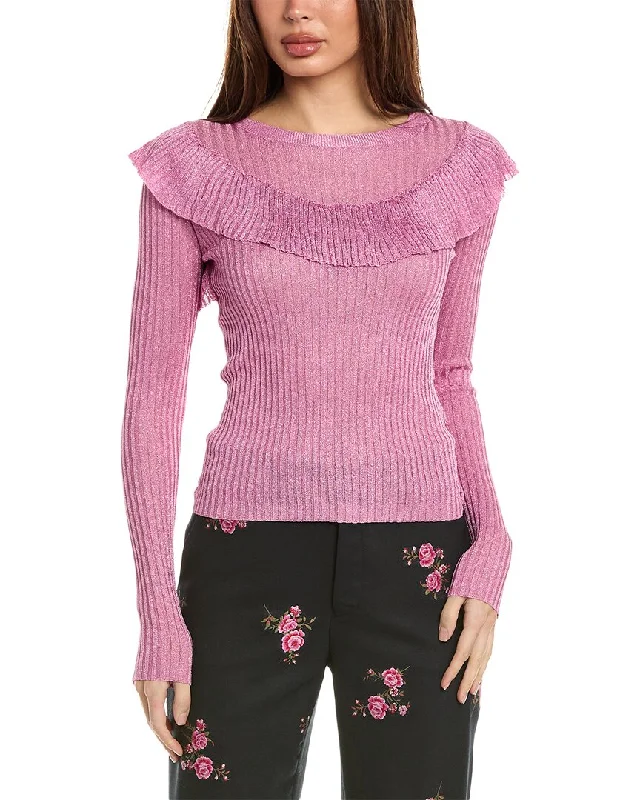 RED Valentino Sweater Neon Metallic Matte