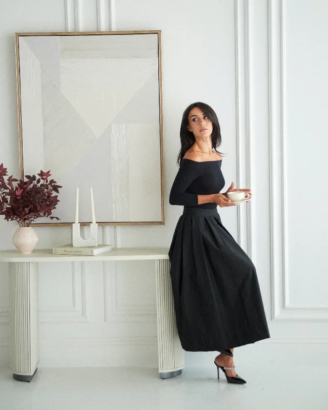 Catarina Skirt leather skirt bold