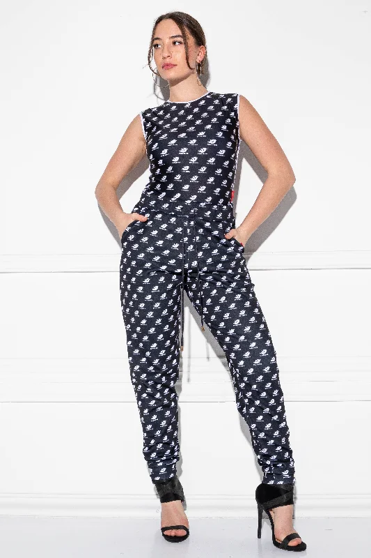 Crisa Classic Bird pants Slim Fit Casual Pants
