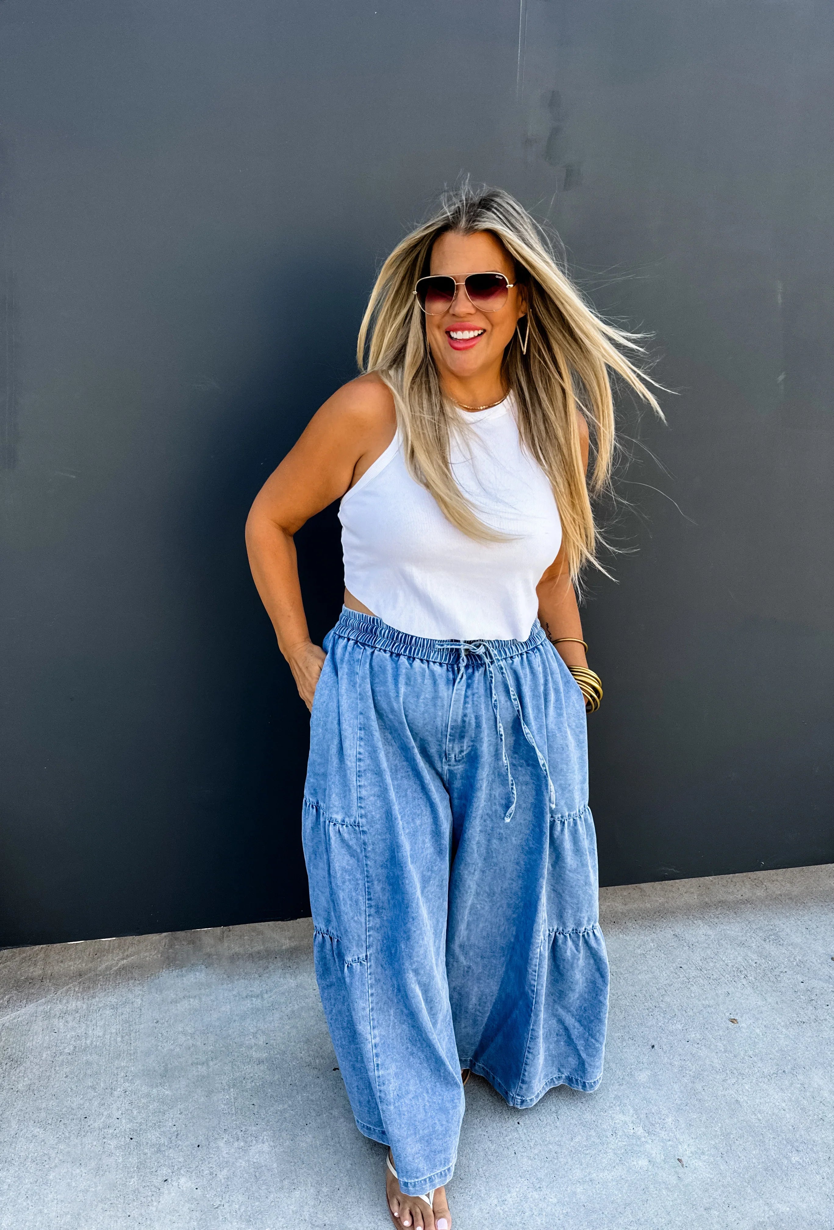 Hazel Blues® |  PREORDER: Echo Boho Pants Soft Stretch Leggings