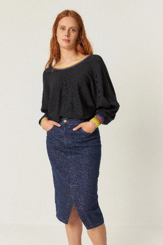 SKFK OLAITZ-GOTS SWEATER Oversized Loose Flowy